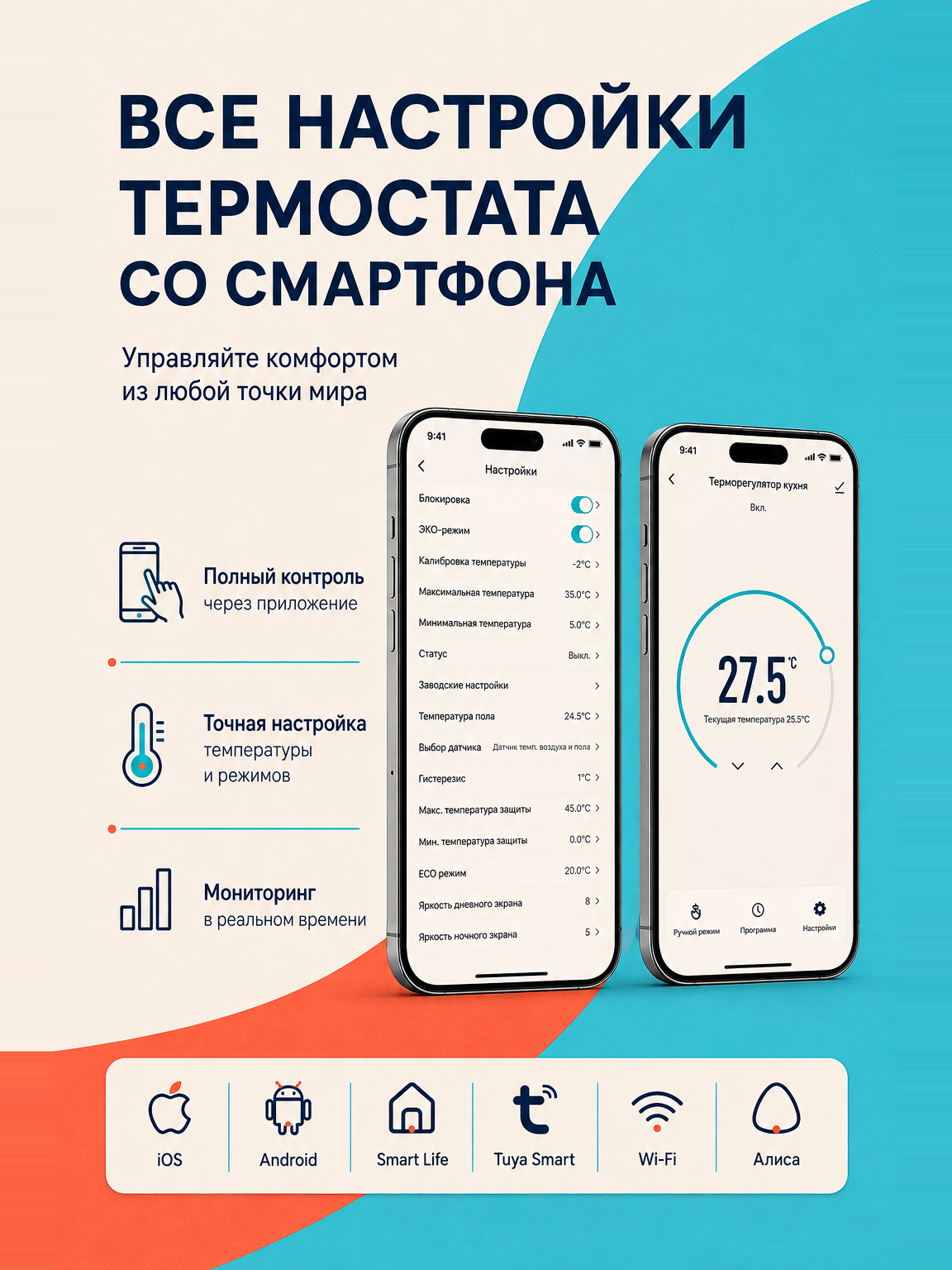Терморегулятор SHTEIN 531 WIFI WHITE, фото 4